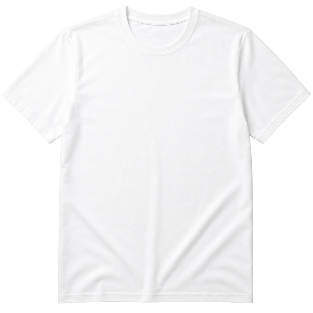 Premium Cotton Crew Neck T-Shirt – White | Grunff Stwart
