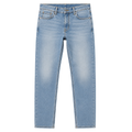 Premium Straight-Fit Denim Jeans – Light Blue | Grunff Stwart