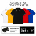 CLASSIC STYLE POLO [PAY 2 GET 5]